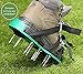 Lawn Aerator Shoes with 3 Adjustable Straps and Metal Buckles - Heavy Duty Spikes Lawn Aerator Sandals for Aerating Your Grass Lawn or Yard