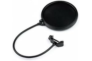 Bluecell 6 inch Studio Microphone Mic round shape wind Pop Filter Mask Shield stand clip