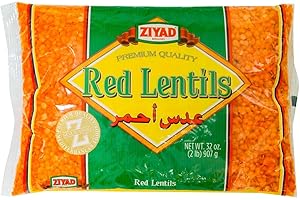 Ziyad Gourmet Red Lentils, Superfood, Ancient Grains, No Additives, No Preservatives, Great Source of Protein, 32 oz