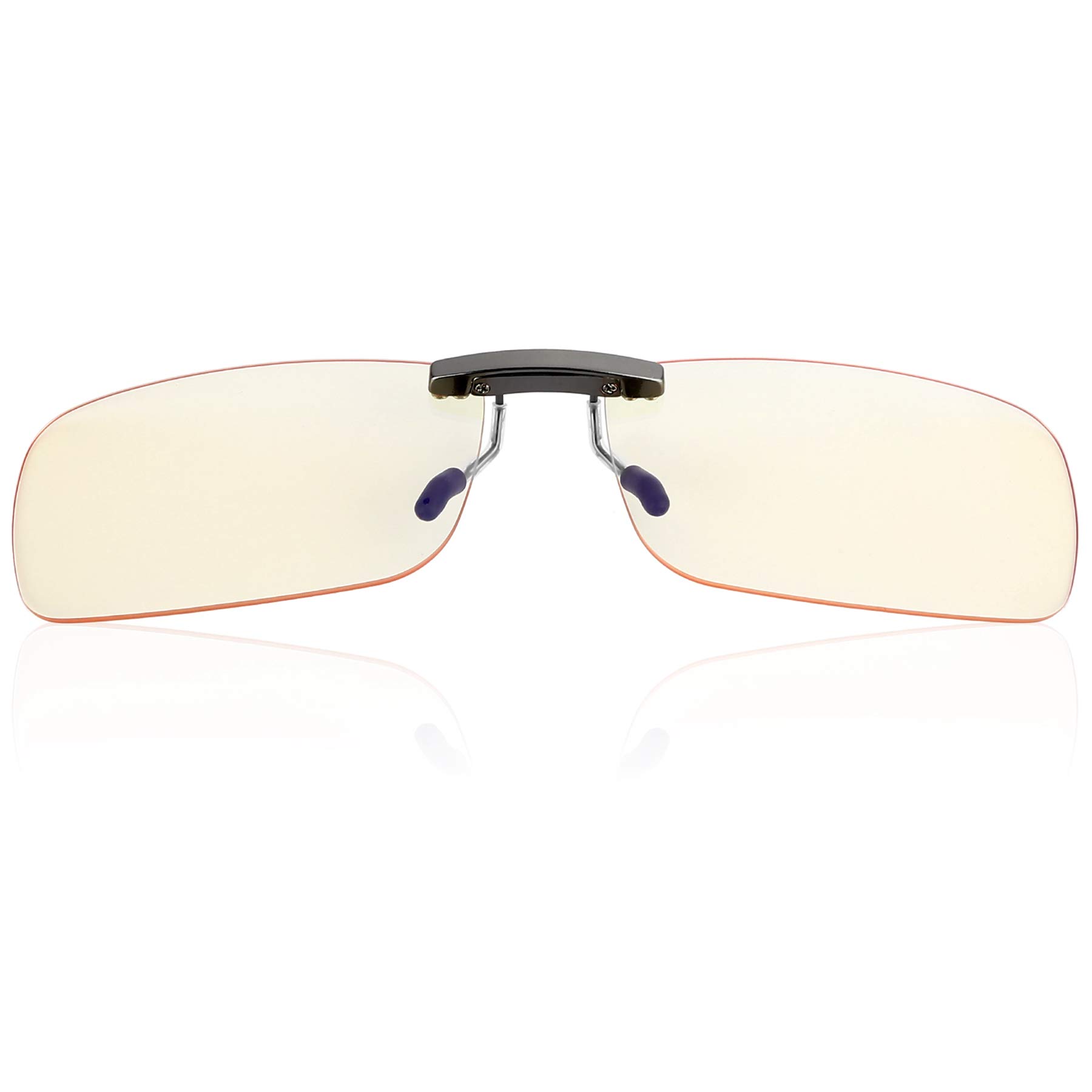 Photo 1 of JASHIKA Clip on Blue Light Blocking Computer Gaming Glasses, Anti Blue Ray Video/TV Lenses for Men and Women,UV Blocking Anti Eye Strain Fatigue Dry Eyes Relief Unisex Reading Eyewear