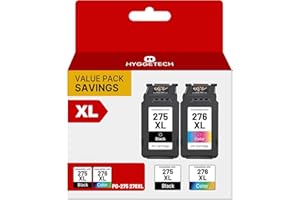 275XL 276XL Ink Cartridges Compatible for Canon 275 276 XL Ink Cartridges Use with Canon PIXMA TS3720 TS3522 TS3520 TS3500 PI