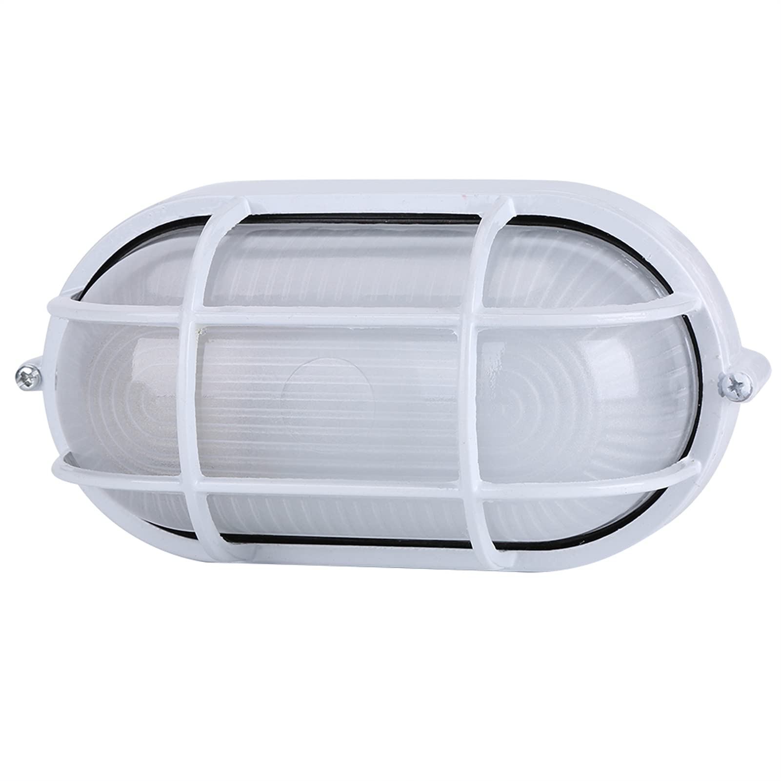 Tbest Sauna Lights High Temperature Oval Explosion Proof Vaporproof Sauna Steam Room Light Lampshade Guard (Oval)