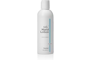 R&R LOTION I.C. Lotion Lightly Fragranced Greaseless and Hypoallergenic Contains No Silicone, Lanolin, Glycerin or Mineral Oil. Absorbs Immediately. Antistatic, Glove Compatible. NSF E4. 8oz Bottle (ICL-8)