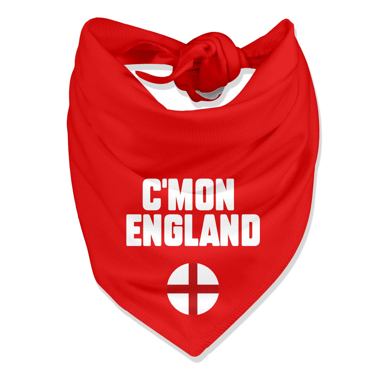 Dogsy Come On England Dog Bandana | England Dog Accessories | Support Your Nation | England Football Dog Bandana | England Flag Bandana (Medium)
