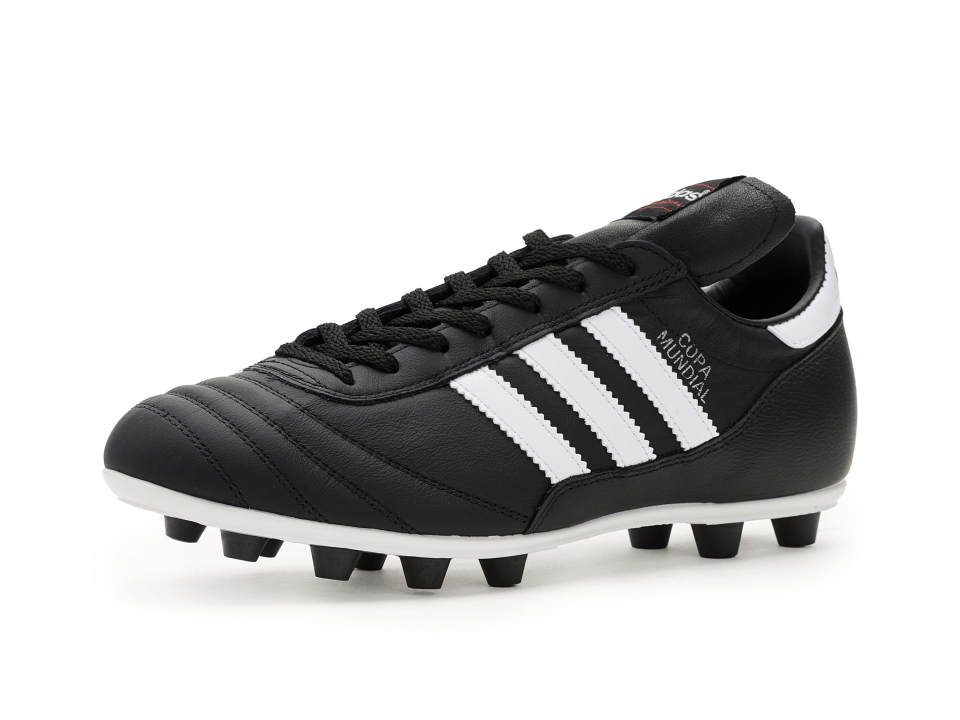 adidas Men's Copa Mundial Firm Ground, Black/White/Silver Metallic, 12 Image
