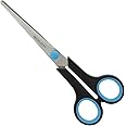 Westcott E-30271 00 Easy - / Softgrip Scissors, Plastic Handle, 17.4 cm, 12 pcs, 12-He-Package, Black/Blue