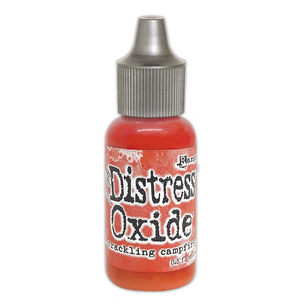 Tim Holtz - Ranger Tim Holtz-Distress Oxides Re-Inker-Crackling Campfire, 0.5 oz, TDR72324
