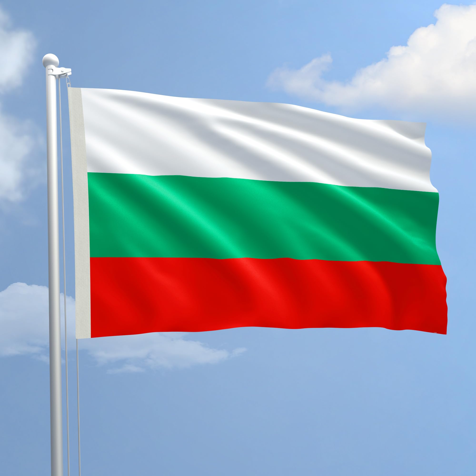 AL PRODUCTION Flag Bulgaria in Fabric Nautical Size 70 x 100 to production