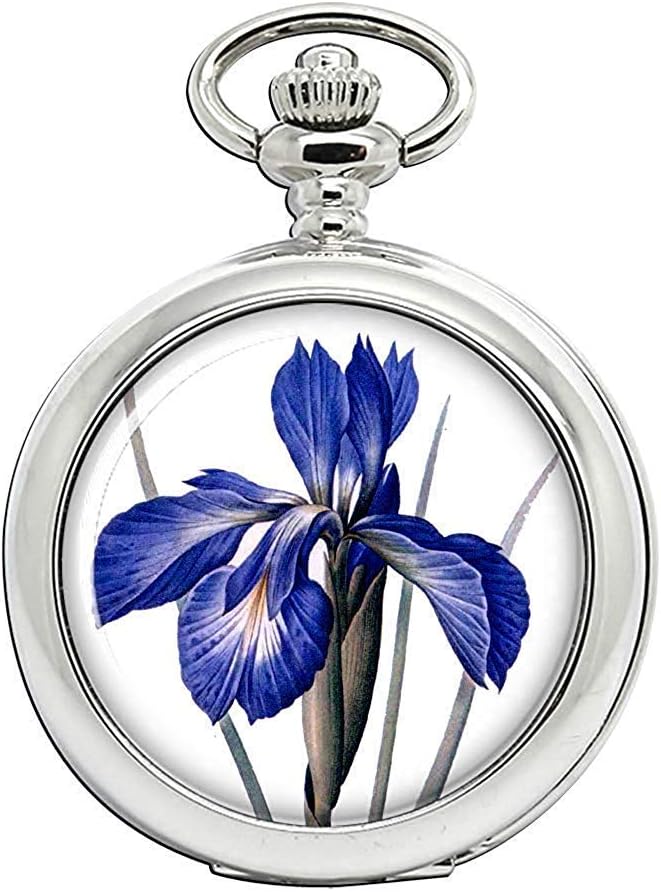 Family CrestsBlue Iris Pocket Watch