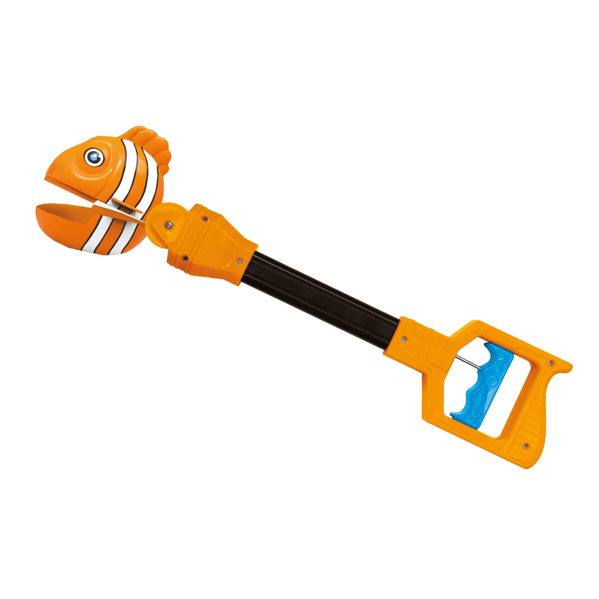 Pincher Pals - Clown Fish from Deluxebase. Jumbo Sized Hand Grabber Toy for Kids. Fun claw toys that make fantastic fish gifts!