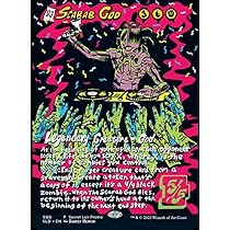 Wizards of the Coast MTG: Secret Lair - DJ Scarab God Promo Card