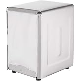 White Disposable Low Fold Dispenser Napkins 1 Ply, 3.5x5 Inch, 800 Pack | Paper Napkin Designed for Restaurants, Cafeterias, Food Service, Concession Stands, Food Trucks, Delis, Diners. Durable.