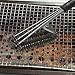 BBQ Grill Brush Outdoor Barbecue Cleaning Scraper Cleaning Tool - 18'' Heavy Duty 3 In 1 Stainless Steel Woven Wire Cleaner for Char-Broil, Weber, Porcelain, Infrared Grills (Storage Bag included)
