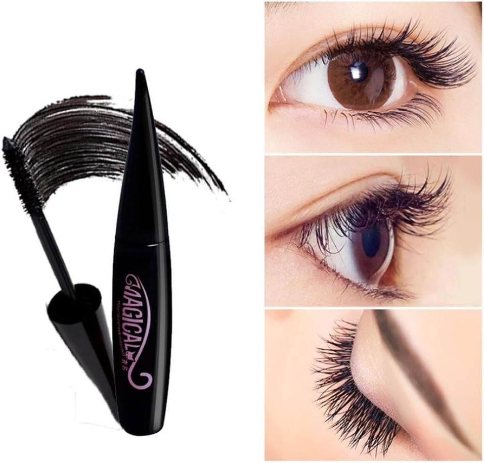 Alonea Curling Mascara, Waterproof Makeup Eyelash Long Curling Mascara Eye Lashes Extension (Black)