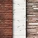Premium Background Paper for Photography - 3 Pack - 4x12 Foot Rolls - Seamless Designs - Perfect Shiplap Photography Backdrops for Baby Pictures, Headshots, and More