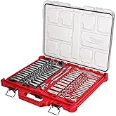 Milwaukee Electric - 1/4-3/8 106PC Rat. and Socket Set in PKOUT SAE-MM