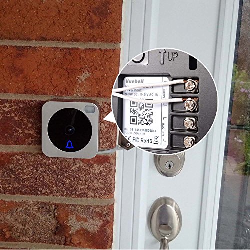 VueBell WIFI HD Camera Video Doorbell, with Motion