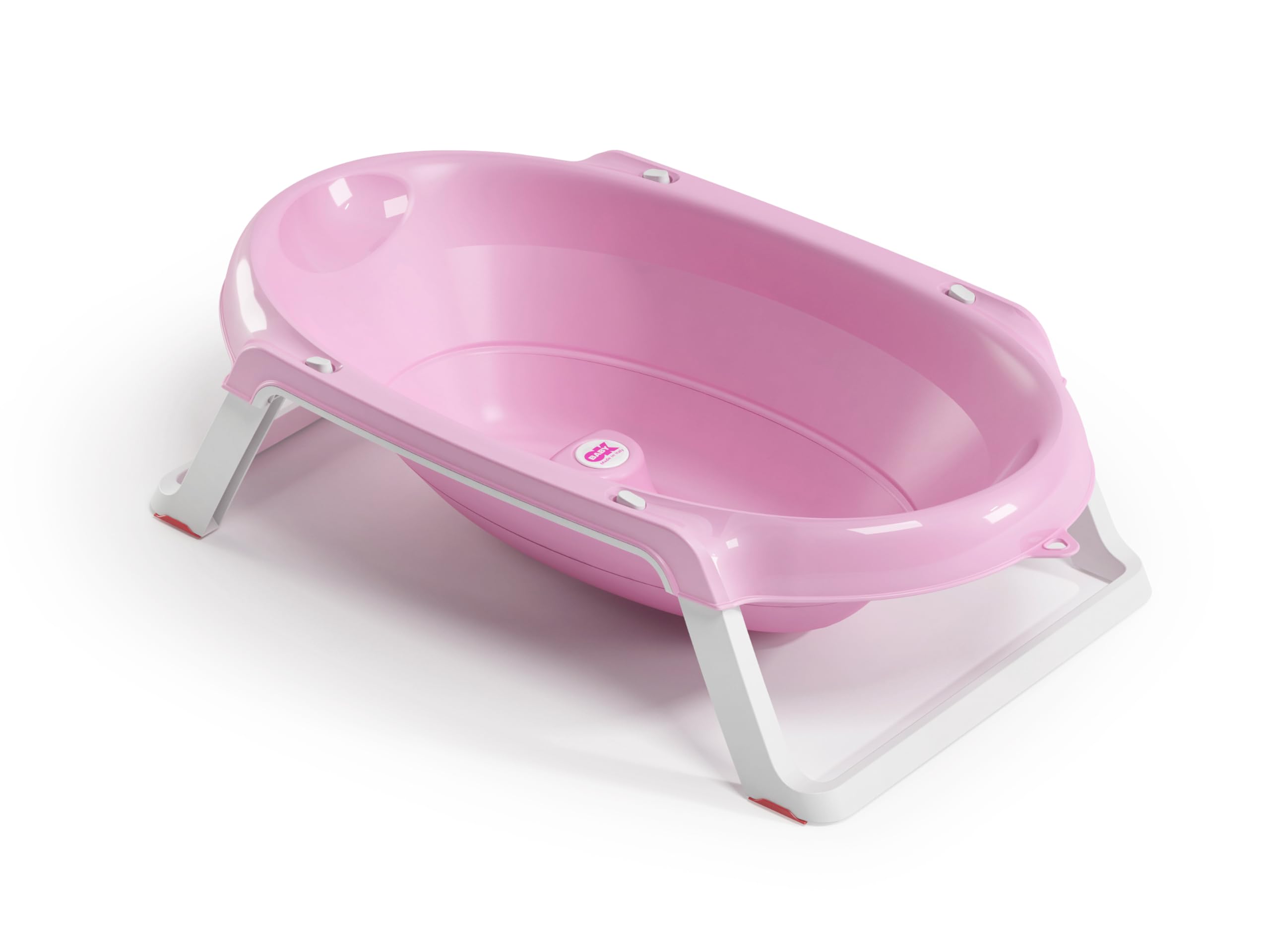 Ok Baby Onda Slim Baby-Badewanne Babywanne Babybadewanne Reisebadewanne Wanne faltbarFarbe:Pink