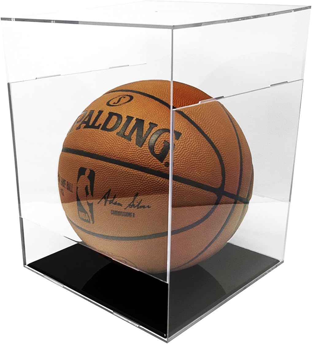 BallQube Grandstand Basketball Display with 98% UV Coating : Sports Related Display Cases : Sports & Outdoors