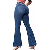 Pantalones Colombianos Levanta Cola | Butt Lifting Jeans for Women Colombian Jeans for Women Butt Lift Boot Cut Jeans Blue