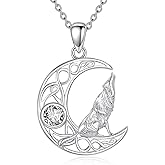 LWQQWL Moissanite Animal Necklace Sterling Silver Cute Animal Pendant Jewelry Gifts for Women