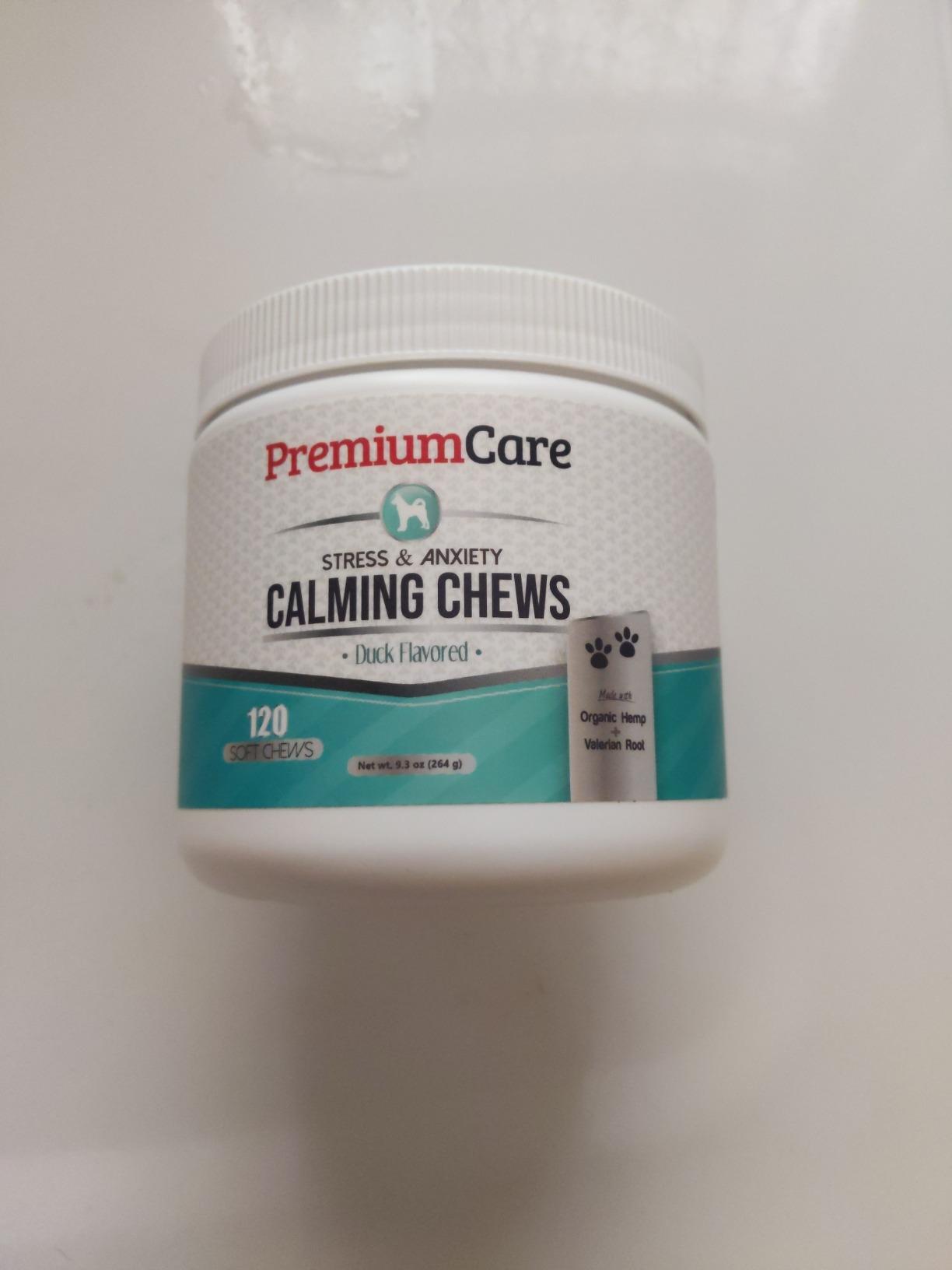 premium care stress and anxiety calming chews