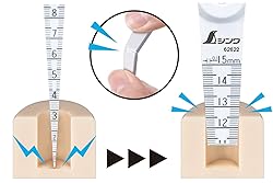 Shinwa Taper Gauge ABS Resin 0.04-0.59 in