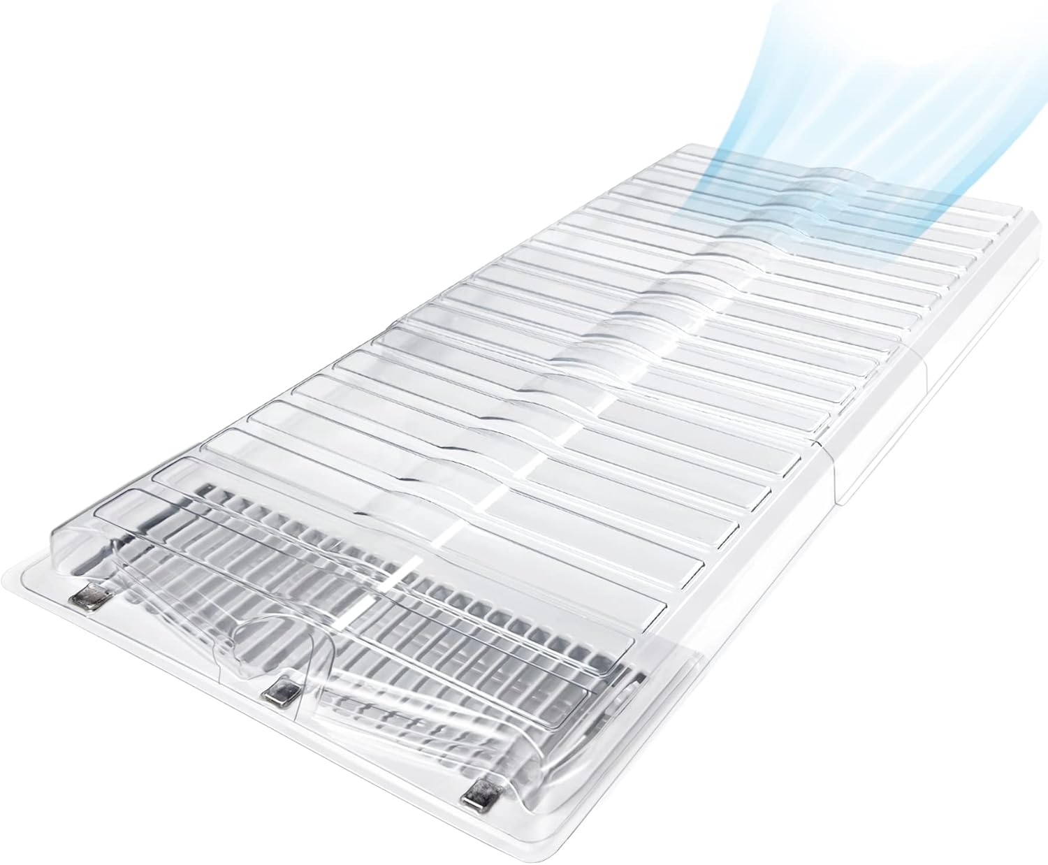 Registers, Grilles & Vents - Air Vent Extender for Under Furniture, Floor Vent Deflector for Floor Register Up to 12