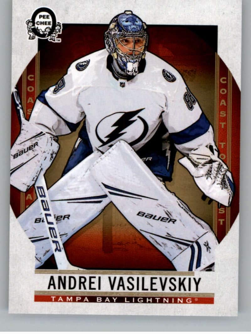 Amazon Com 18 19 O Pee Chee Coast To Coast Canadian Tire Hockey 9 Andrei Vasilevskiy Tampa Bay Lightning Official Nhl Trading Card From Upper Deck Collectibles Fine Art