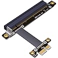 ADT-LINK Riser PCI-E 3.0 16x to x1 PCIe x16 x1 PCI Express Riser Mining Graphics Card Extension Cable R13SC 25cm with Power L