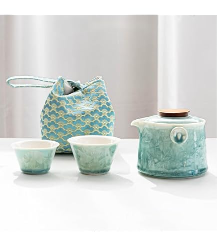 Amazon.com: NOVICA Thai Mint (Set for 2) Celadon Ceramic Tea Set