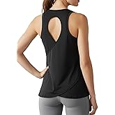 Workout Tank Tops for Women White Gym Athletic Tops Slim