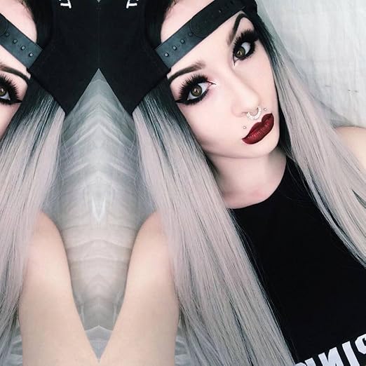  ombre grey hair 