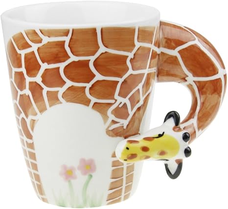 Amazon Co Jp カップ マグカップ コーヒーカップ 3d かわいい コップ ハンドメイド キャラクター セラミックス 選べる五つ アニマル柄 動物 カップルカップ カップル コーヒー スプーン付き 創意的 大容量 誕生日 プレゼント ギフト 引越し祝い 本