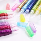 TBC Glitter Glue Pens 30 x 10ml Washable Craft Supplies view 5