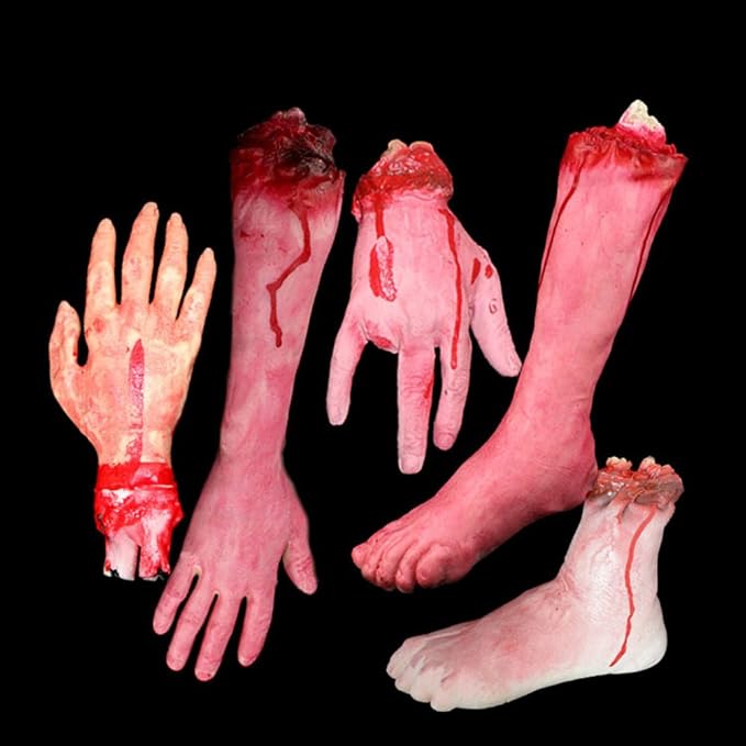 Dealglad Horror Bloody Realistic Fake Severed Arm Broken
