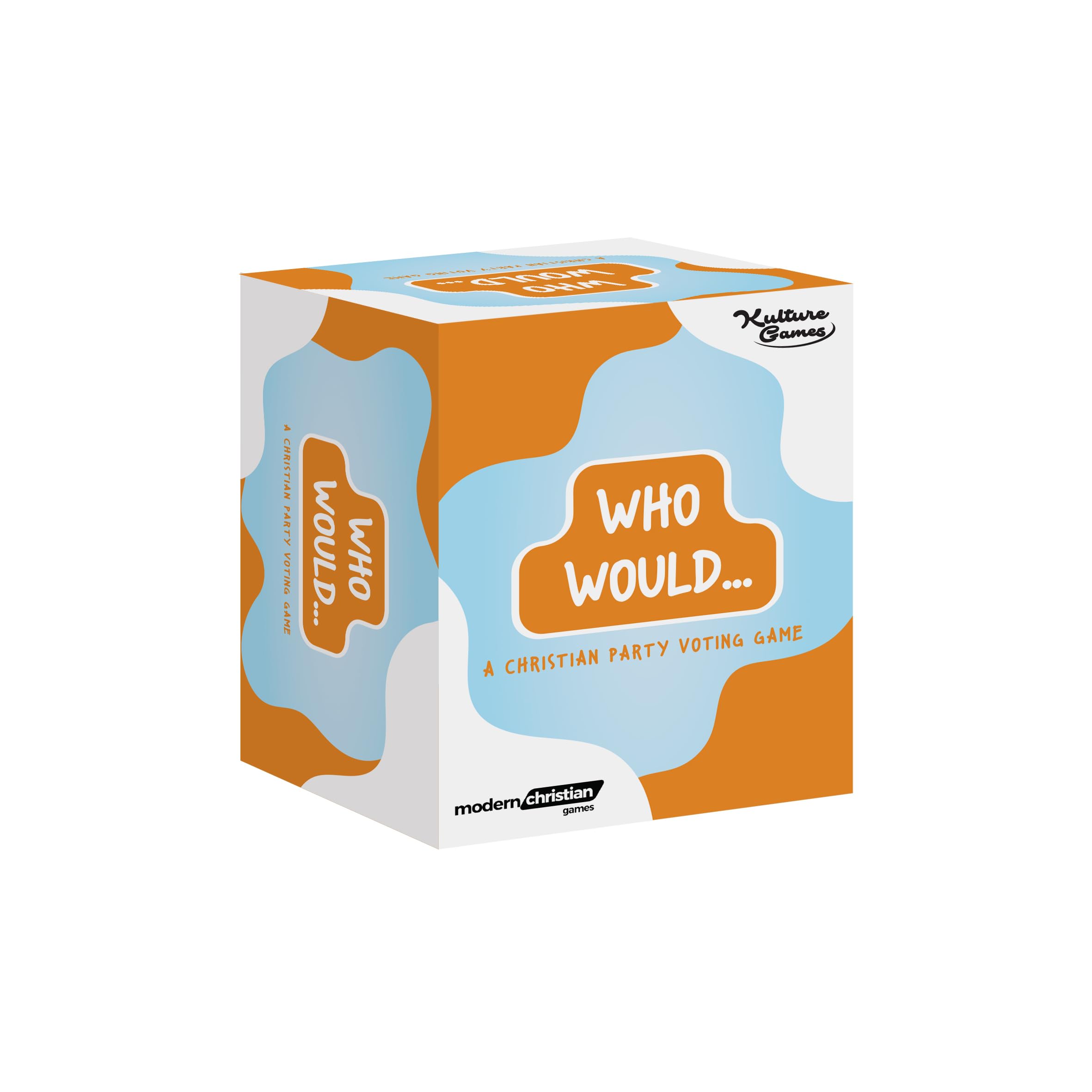 Kulture Games Who Would ... Christian Voting Card Game - Funny Questions for Family & Friends - Guessing Game with Bible-inspired Scenarios - Laugh & Learn Together