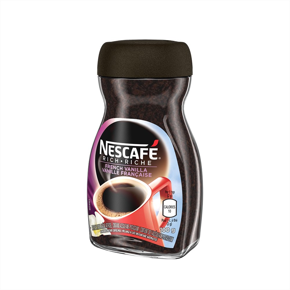 NESCAFÉ Rich French Vanilla, Instant Coffee, 100g Jar Buy Online in