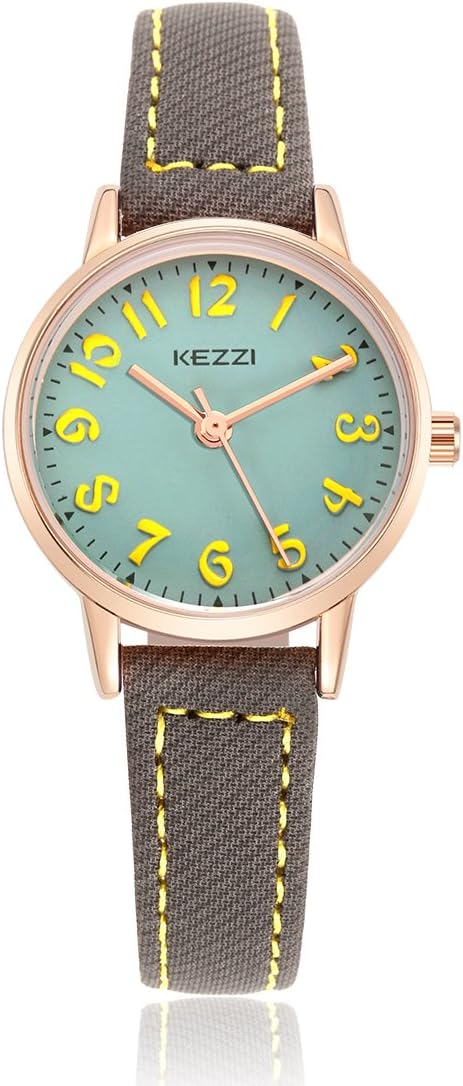 Children Watches Girls' Daily Waterproof Leather Cartoon Watch Quartz Wristwatches