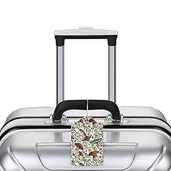 Docsckus 4 PCS PU Leahter Luggage Tag with