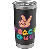 Peace Out Stainless Steel Insulated Tumbler