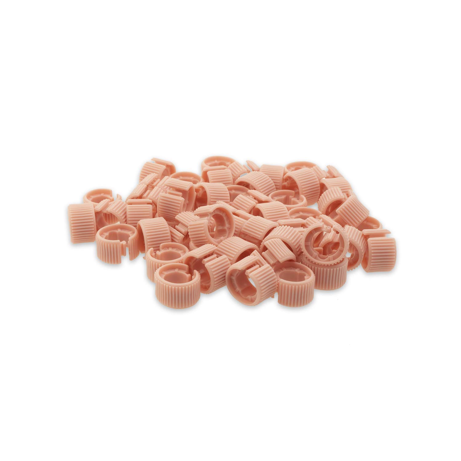 Cat 7 30AWG Cable Identifier Coloured Rings - Pink (50 Pack)