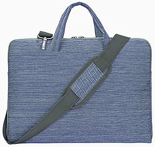 Laptop Case,SNOW WI- Multi-functional waterproof Laptop Shoulder Bag Briefcase Carry Case for MacBook Air ,MacBook Pro,Acer, Asus, Dell, Fujitsu, Lenovo, HP, Samsung, Sony (15.6 Inch, Flax blue)