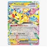 Pok&eacute;mon TCG Pikachu ex 057/217 Ascended Heroes Tera Double Rare Foil Card | Basic Pok&eacute;mon Card, 200 HP, Topaz Bolt 300 Damage, Resolute Heart Ability, Tera Type