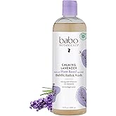 Babo Botanicals Calming Lavender 2-in-1 Bubble Bath & Wash - Relaxing Chamomile - EWG Verified- Vegan- For all ages- Scented Essential Oil - 1 or 2-Pack