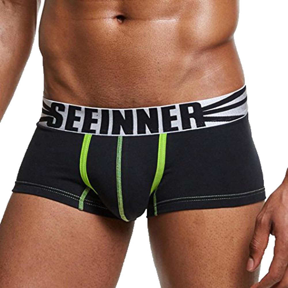 Mens Briefs, Hmeng Men's Sexy Cotton Underwear Shorts Men Boxers Underpants Soft Briefs