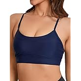 Women Swim Bra for Under Swim Shirt Straps Swim Tops Bathing Suit Tops Only Bikini Tops