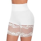 Miguofan Tummy Control Shapewear Shorts for Women Under Dress Seamless Mid Waist Body Shaper Shaping Underwear Girdle Panties