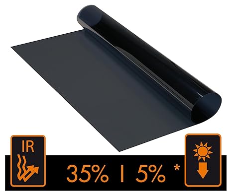 Foliatec 1092 Tönungsfolie Blacknight, superdark, 76 x 300 cm