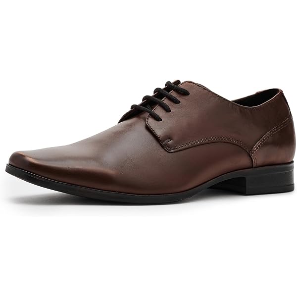 CALVIN KLEIN Men\'s Crispo Penny Loafer Leather Brown Dress Shoes Size 11 CALVIN KLEIN Men main image 4